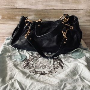Juicy Couture black leather purse